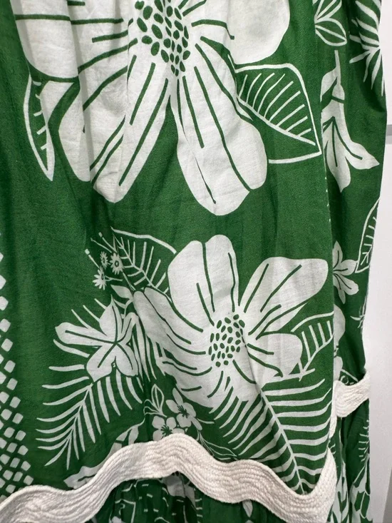 Farm Rio Macaw Green Elegance Crop and Maxi Set VGUC - Picture 9 of 10